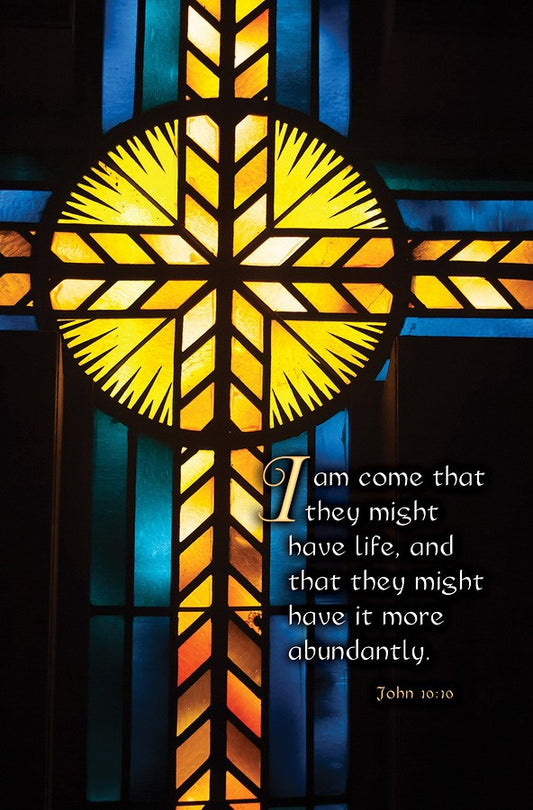 Bulletin-I Am Come They Might Have Life (John 10:10) (Pack Of 100)