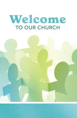 Welcome Folder-Welcome To Our Church (1 John 1:7) (Pack Of 12)