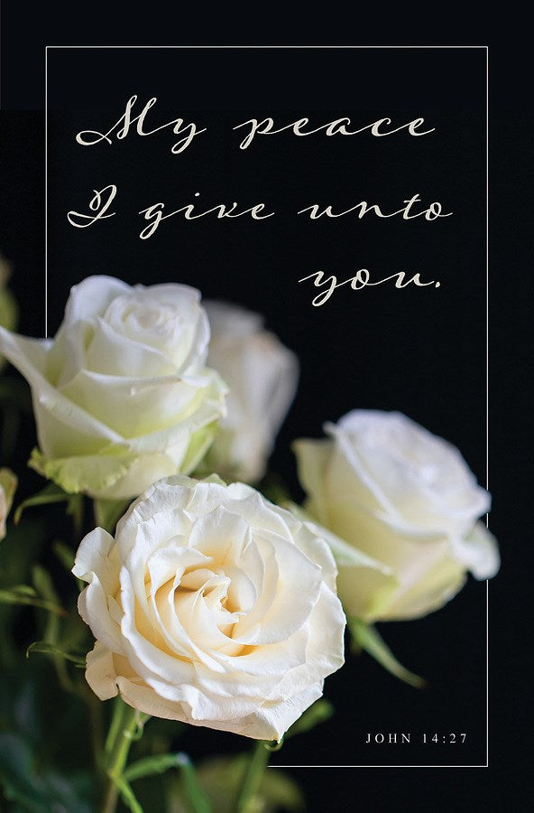 Bulletin-My Peace I Give You (John 14:27) (Pack Of 100)