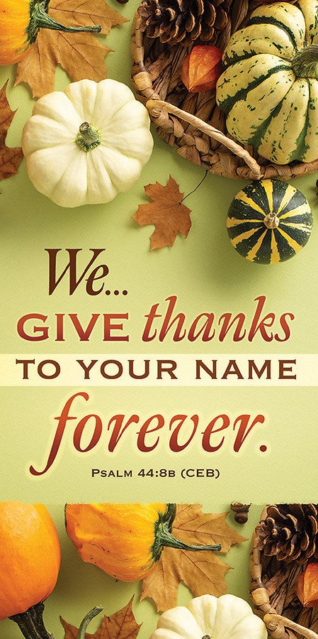 Offering Envelope-We...Give Thanks To Your Name Forever (Psalm 44:5B  CEB) (Pack Of 100)