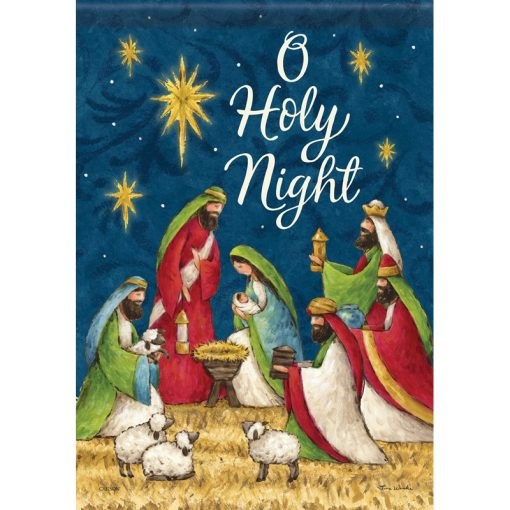 Flag-Garden-Durasoft-Nativity (12.5" x 18")