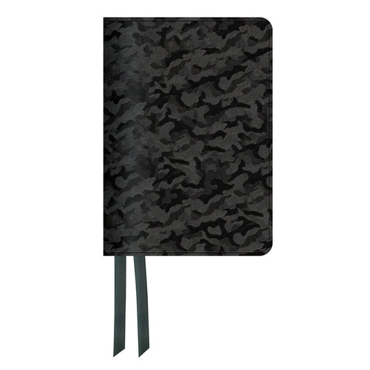 LSB Legacy Standard Portable Paragraph Reference Bible (RL)-Midnight Camo Paste-Down Faux Leather Indexed