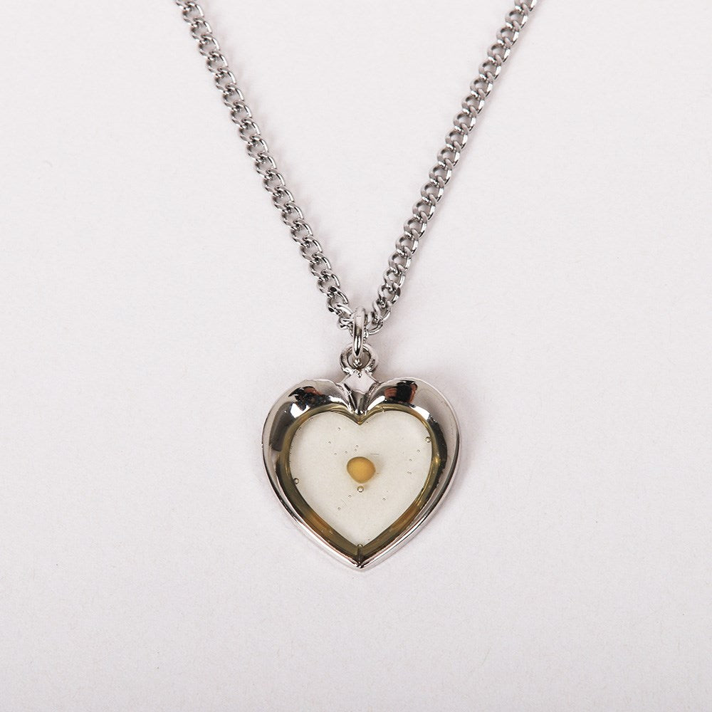 Necklace-Sterling Silver-Heart Mustard Seed (18")