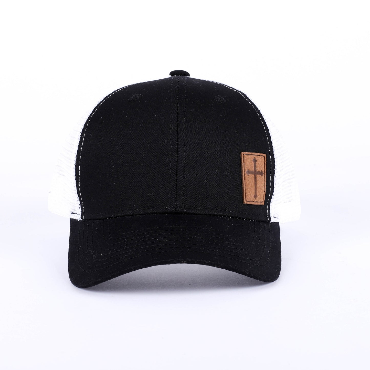 Cap-Cross Patch-Black/Brown