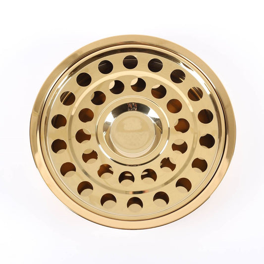 Communion-Goldtone (Deluxe)-Cup Tray & Bread Disc