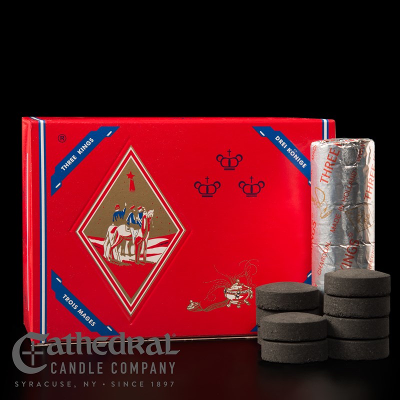 Charcoal-Three Kings Quick Lighting (100 Tablets Per Box)