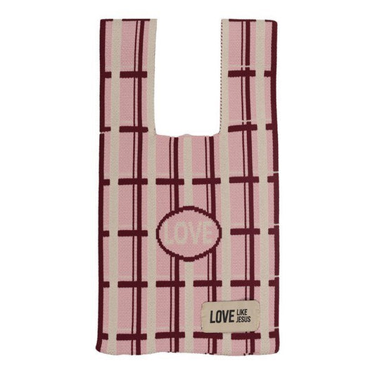 Tote Assortment-Carried By Faith-Woven Soft Knit (Body 9" Straps 5") (Set Of 12)