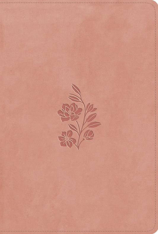ESV Women's Study Bible-Blush Rose  Floral Bloom Design TruTone