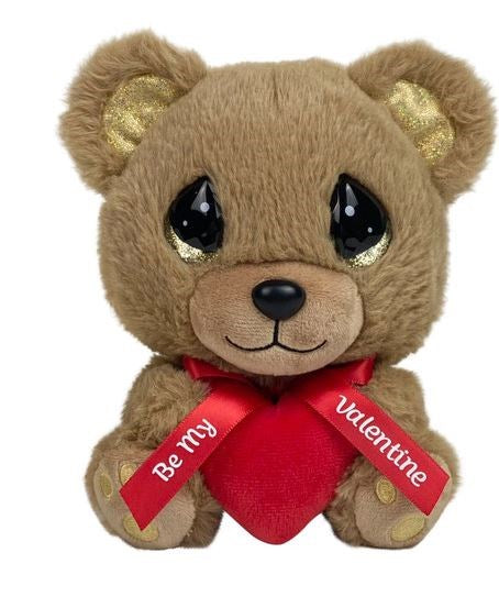 Plush-Cutie Pet-tudies-Be My Valentine-Tan Bear Holding Heart