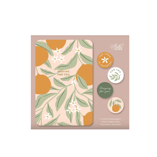 Good Fruits Encouragement Note Card Set - Set of 12