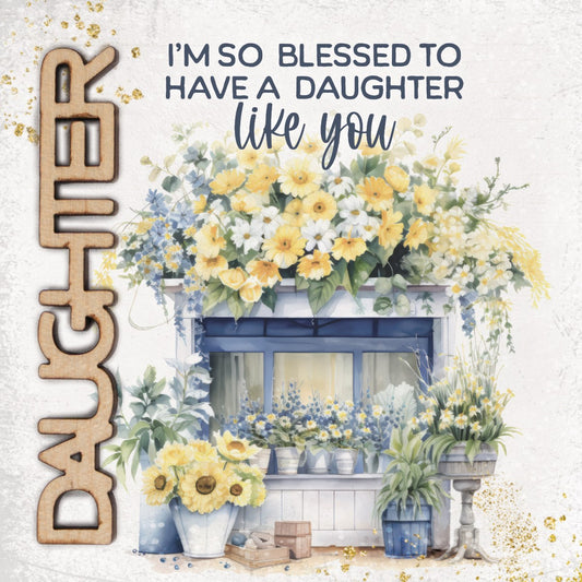 Magnet-Crafted Remindables-Daughter-I'M So Blessed (3.5" SQ)