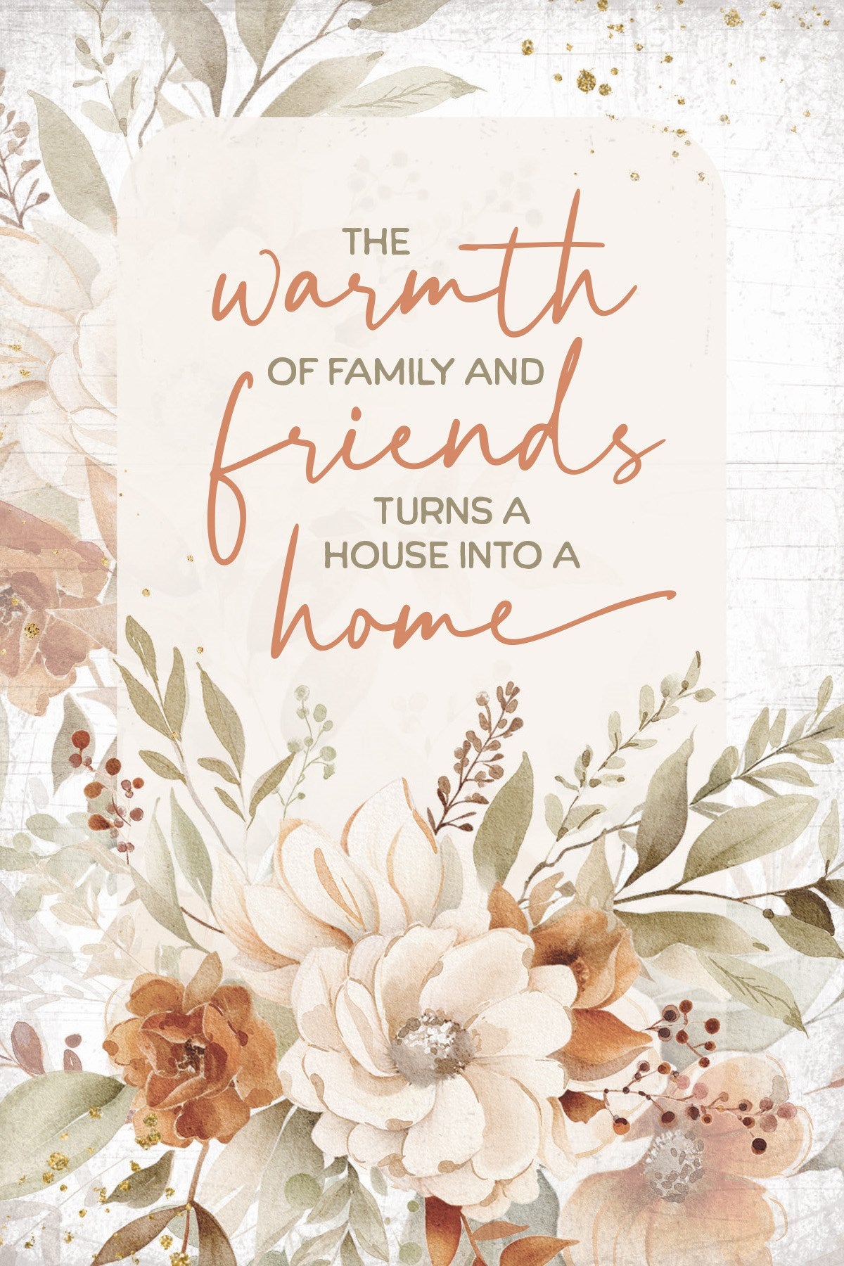 Wall Plaque-Mini Blessings-The Warmth Of Family (4" x 6")