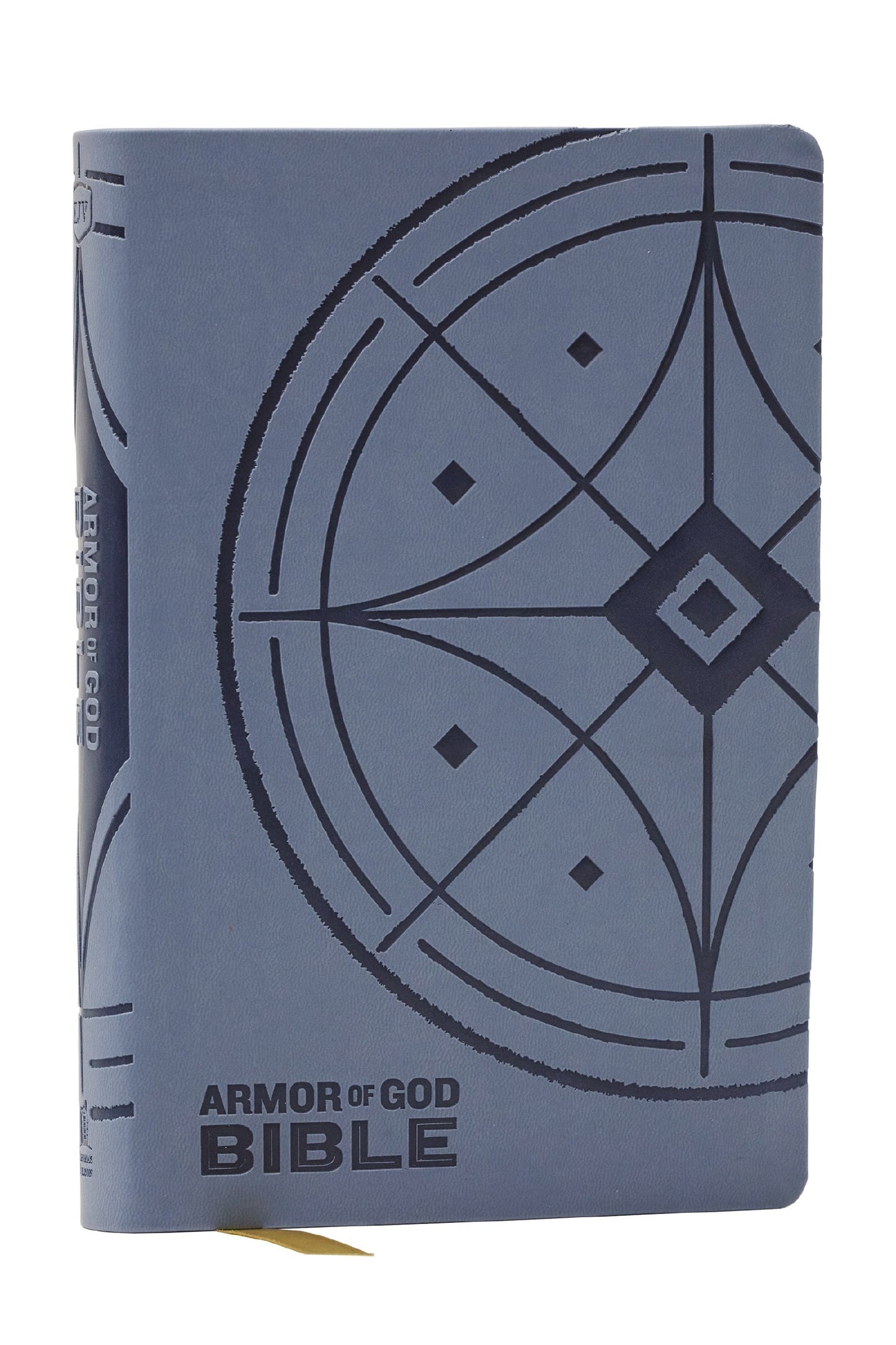 KJV Armor Of God Holy Bible (Comfort Print)-Blue/Gray Leathersoft