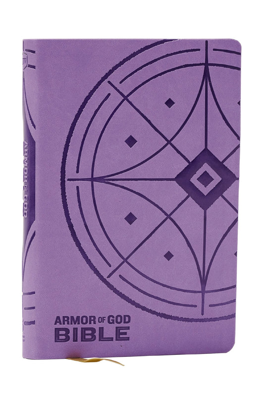 KJV Armor Of God Holy Bible (Comfort Print)-Purple Leathersoft