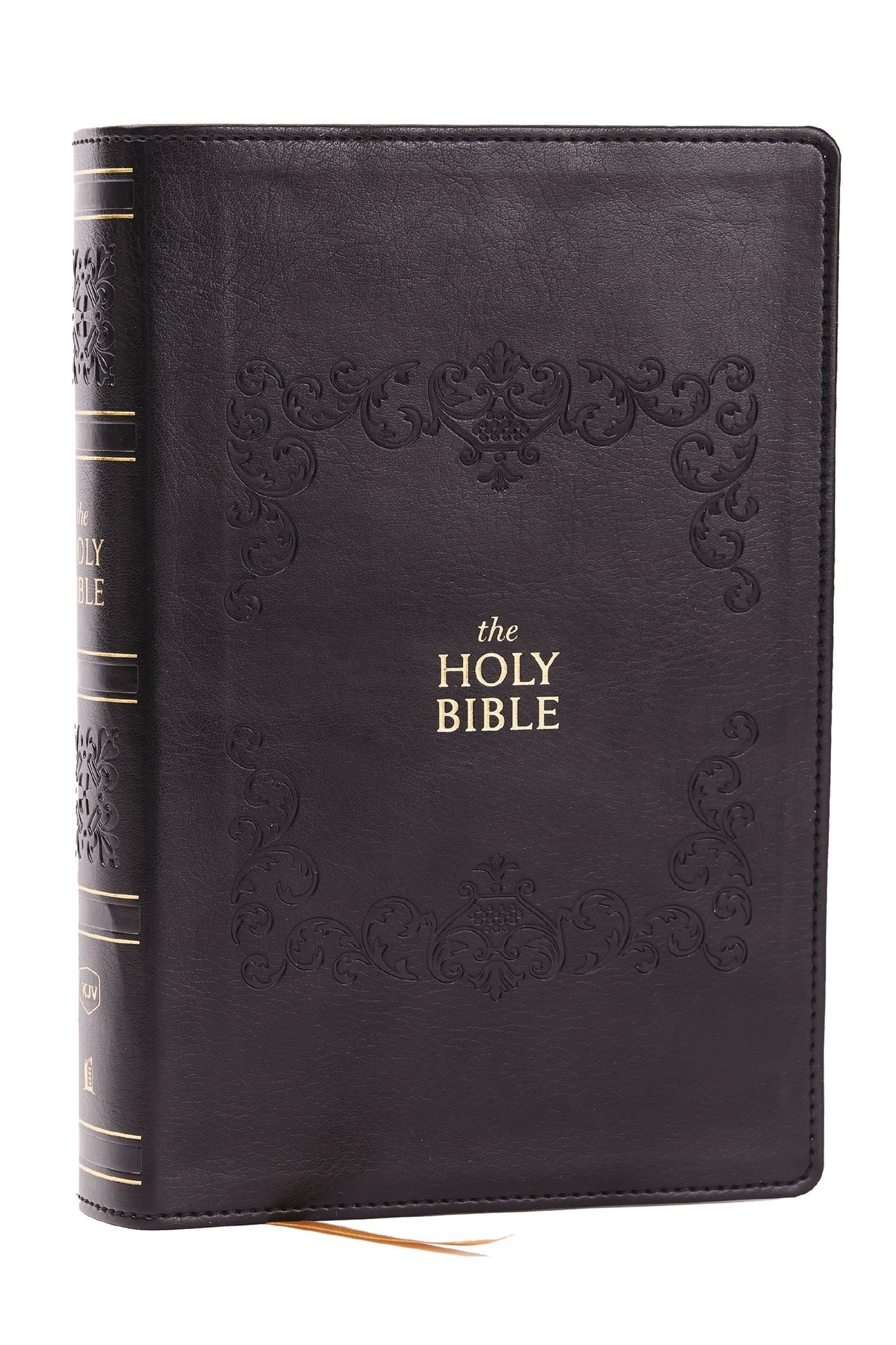 KJV Personal Size Giant Print Holy Bible (Comfort Print)-Black Leathersoft