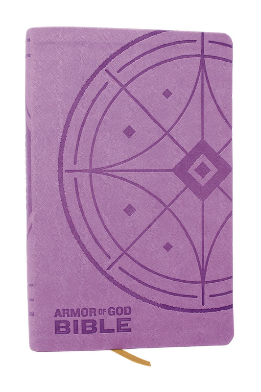 NKJV Armor Of God Holy Bible (Comfort Print)-Purple Leathersoft
