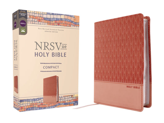 NRSVue Compact Holy Bible (Comfort Print)-Peach Leathersoft