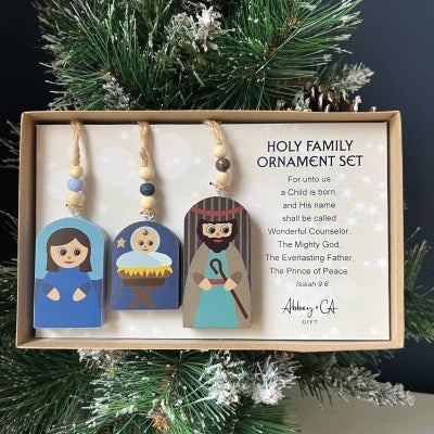 Ornament Set-Holy Family (Set Of 3)