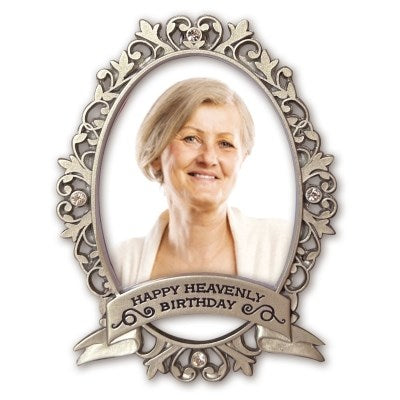 Frame-Memorial/Heavenly Birthday (Holds 2.5" x 3.5" Photo)