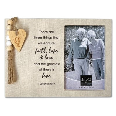 Frame-Fabric Wrapped-60th Anniversary (Holds 4" x 6" Photo) (9" x 6 1/2")