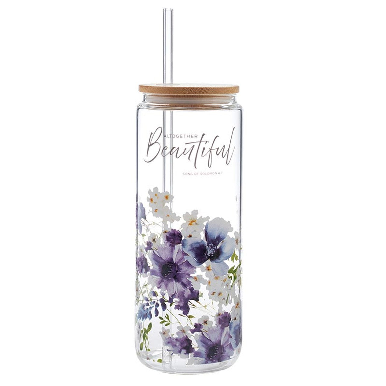 Glass Tumbler-You Are Altogether Beautiful (24 Oz)