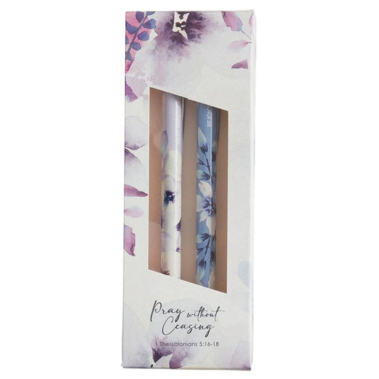 Pen Set- Praying Without Ceasing (Set Of 2)
