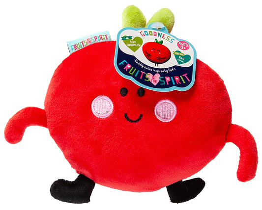 Plush-Fruits Of the Spirit: Apple (Cutie Fruities) (4" x 5-1/2")