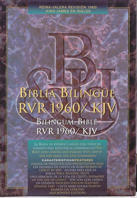 RVR 1960/KJV Bilingual-Black Imitation Leather