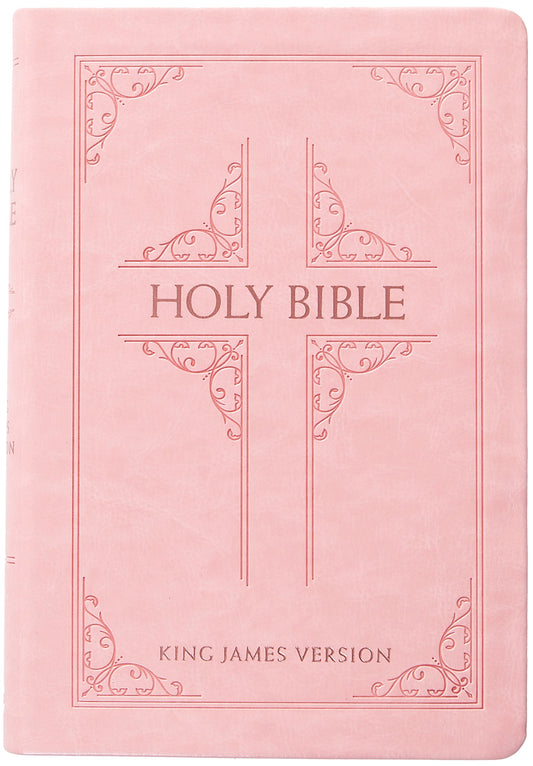 KJV Giant Print Bible-Blush Imitation Leather