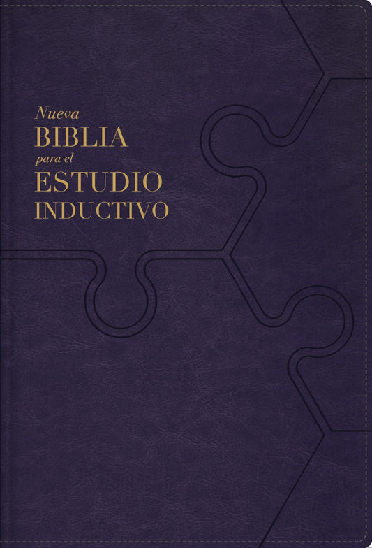 NBLA Inductive Study Bible (Comfort Print) (Biblia para el estudio inductivo  Tapa dura)-Purple Leathersoft