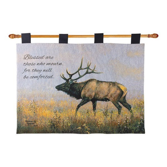 Wall Hanging-Grey Ghost W/ Verse (36" x 26")