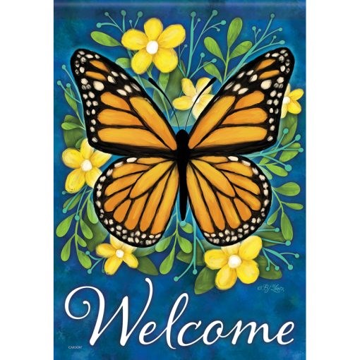 Flag-Garden-Dura Soft-Monarch Morning (12.5" x 18")
