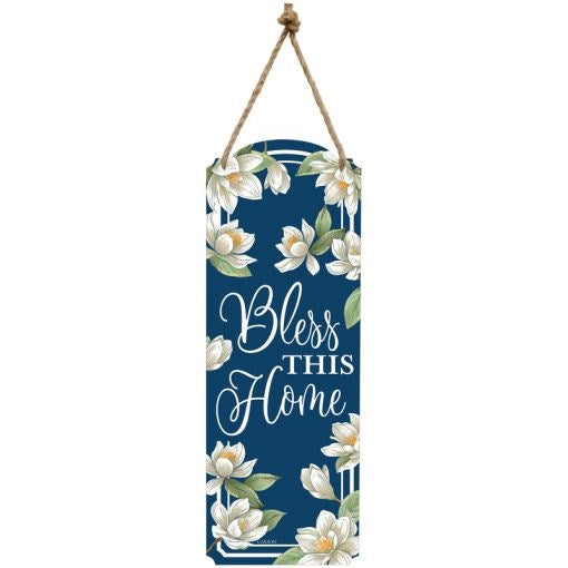 Metal Wall Decor-Bless This Home/Magnolia Home (6.5" x 18")