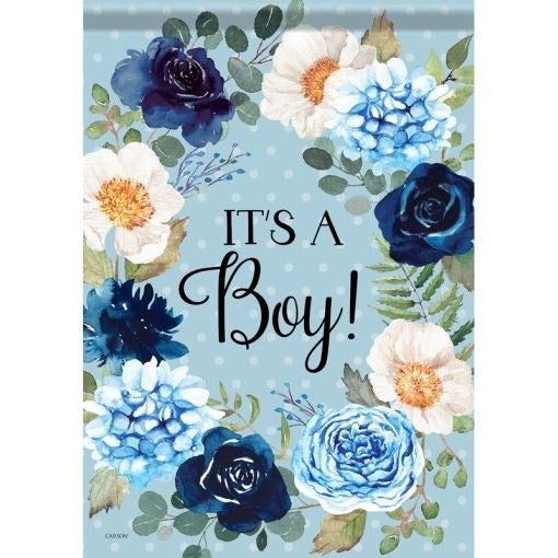 Flag-Garden-Dura Soft-It's A Boy (12.5" x 18")