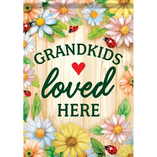 Flag-Garden-Dura Soft-Grandkids (12.5" x 18")