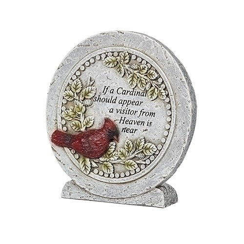 Plaque-Memorial-If A Cardinal Should Appear... (4"H)
