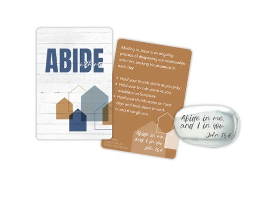 Thumb Stone & Card-Abide With Me