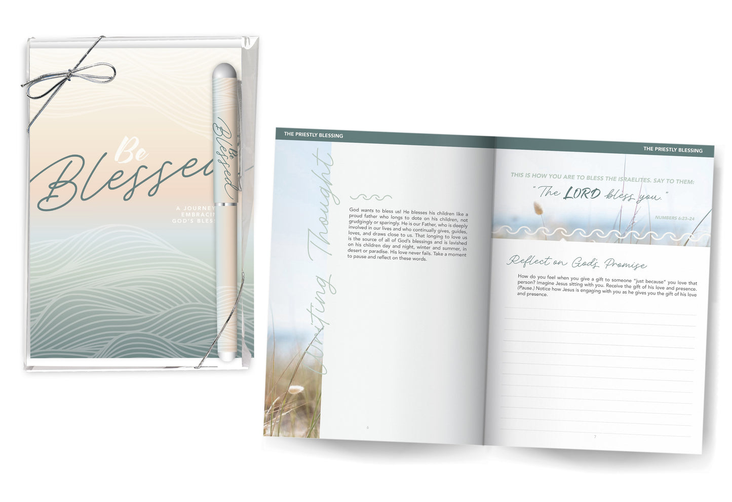 Gift Set-Be Blessed (NIV) w/Devotional Journal & Pen