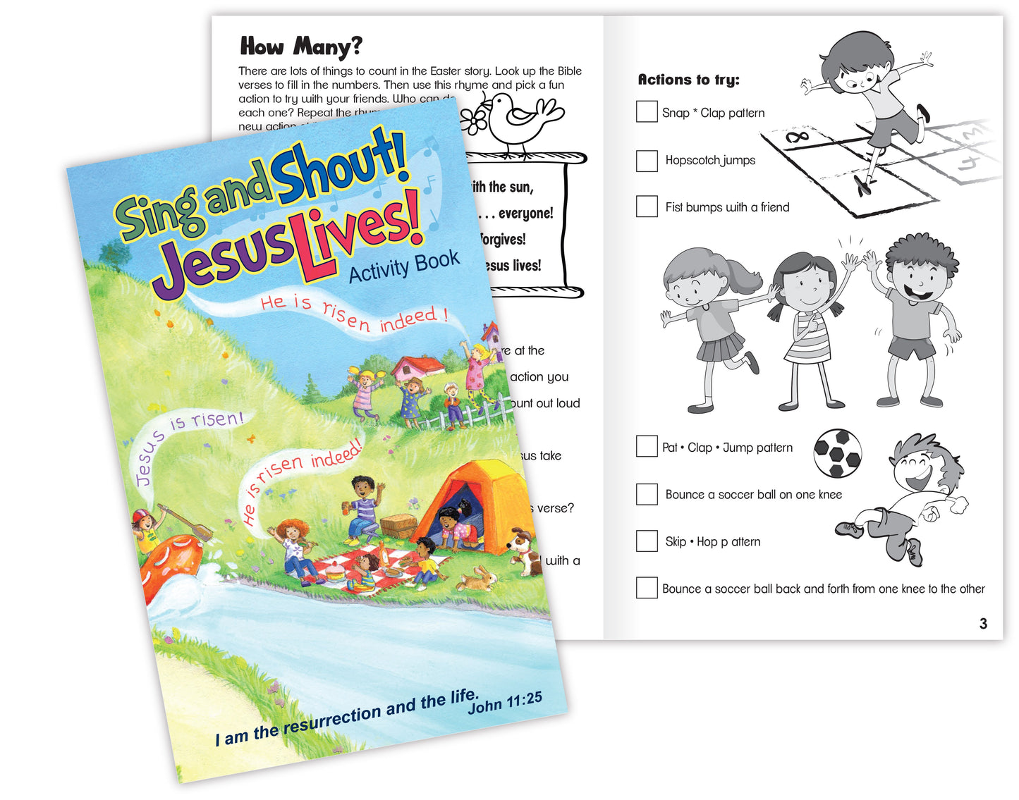 Sing And Shout! Jesus Lives! Activity Book (Pack Of 12)