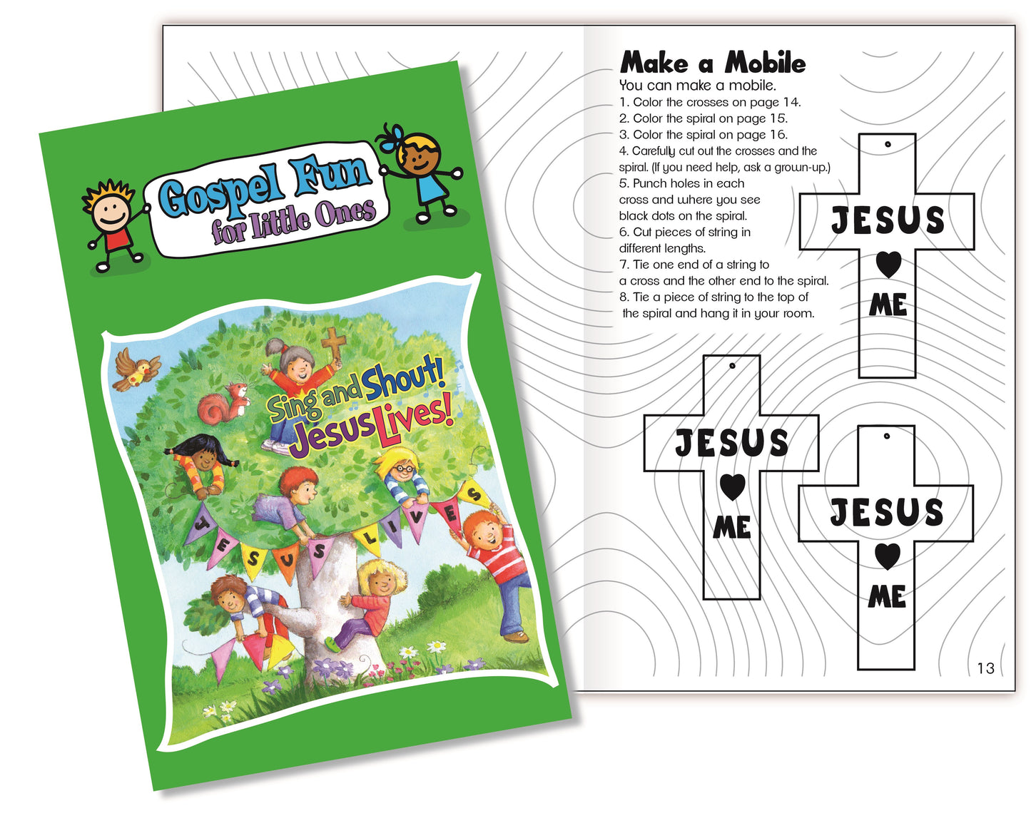 Sing And Shout! Jesus Lives! Gospel Fun Book (Pack Of 12)