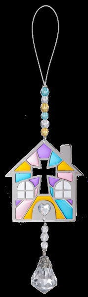 Ornament-Bless This Home-Sun Jewels (2.5" x 5.75")