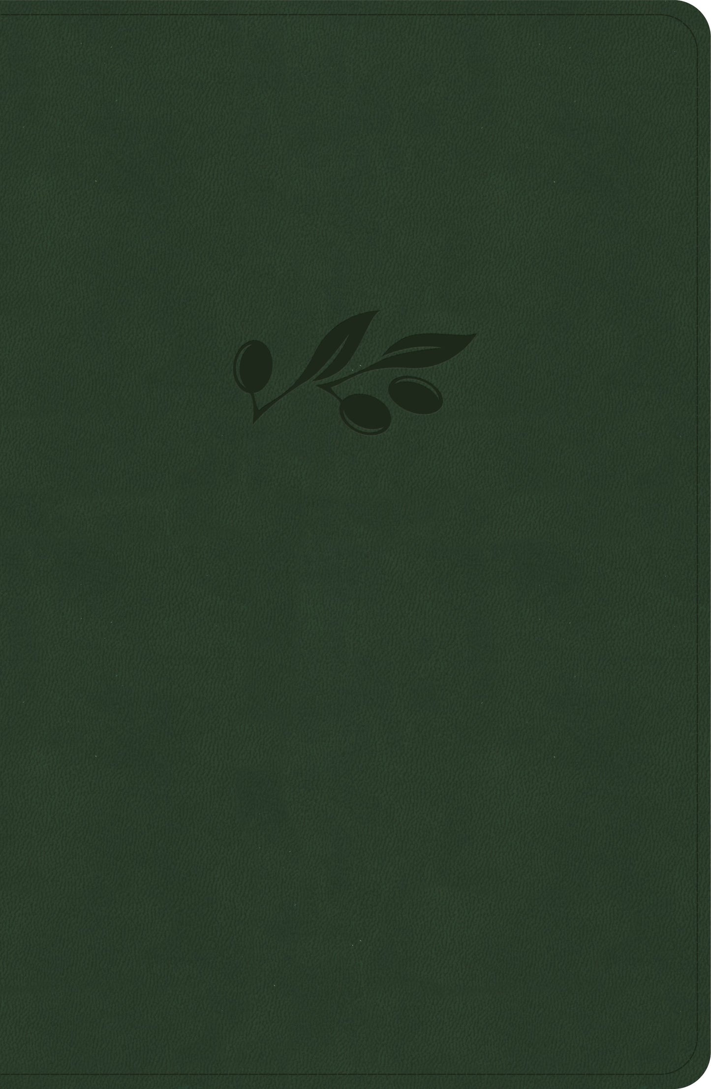 CSB Personal Size Giant Print Bible-Olive LeatherTouch Indexed