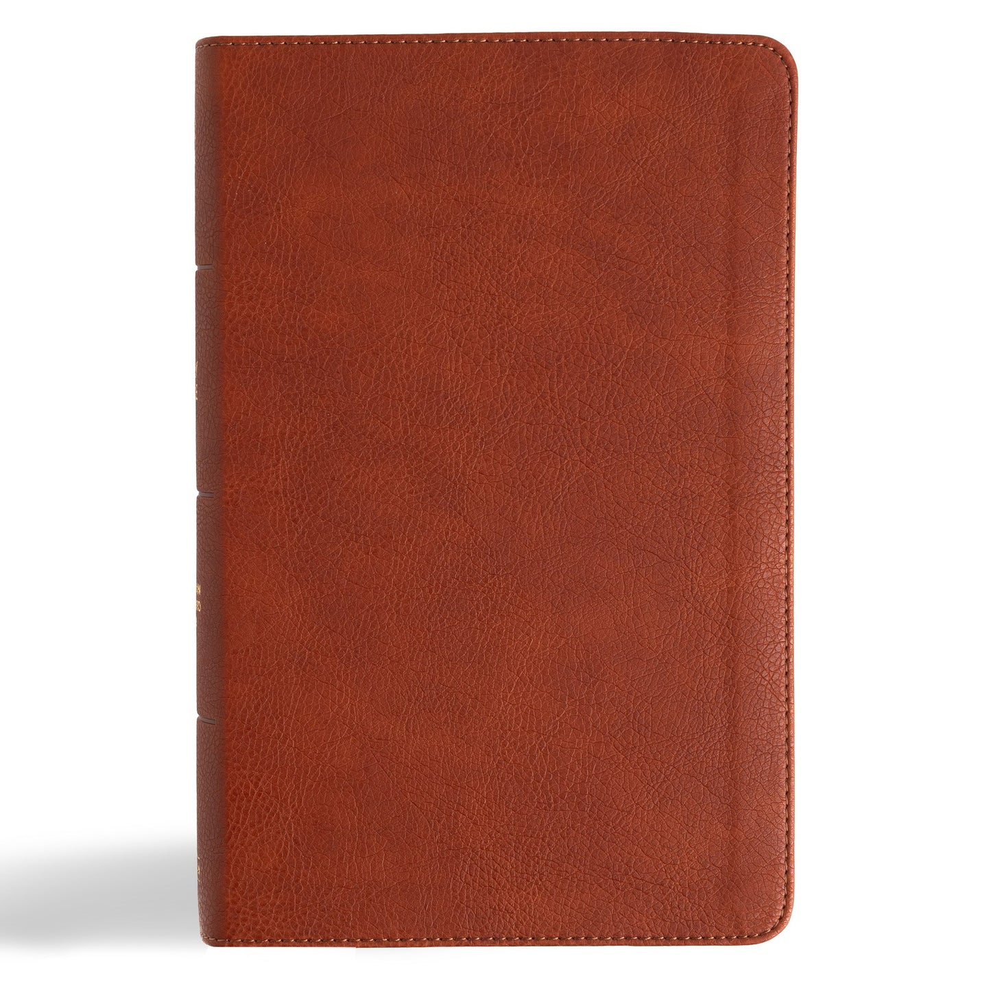 CSB Single-Column Personal Size Reference Bible-Burnt Sienna LeatherTouch
