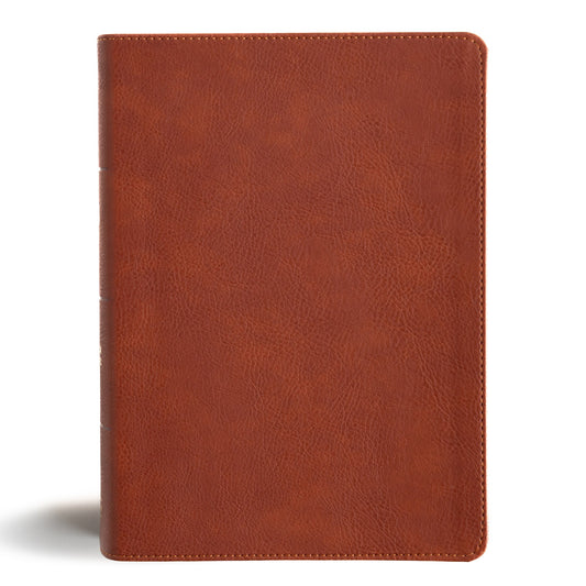 CSB Study Bible  Personal Size Edition-Burnt Sienna LeatherTouch