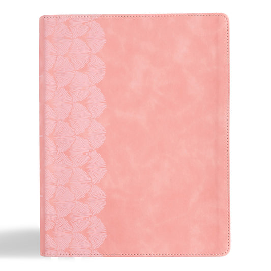 KJV Notetaking Bible  Large Print Edition-Soft Pink LeatherTouch
