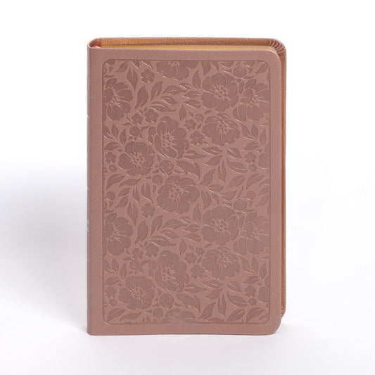 NASB 2020 Personal Size Bible-Rose Gold LeatherTouch