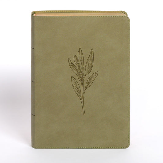 NASB 2020 Super Giant Print Reference Bible-Sage SuedeSoft LeatherTouch Indexed