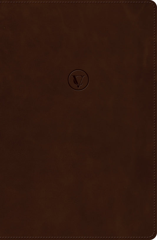 RVR 1960 Biblia de Estudio de Cesar Vidal (Cesar Vidal Study Bible)-Coffee LeatherTouch