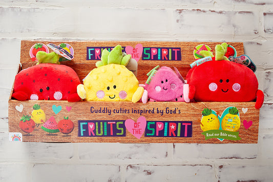 Plush-Fruits Of The Spirit Countertop Assortment (Pack Of 8)