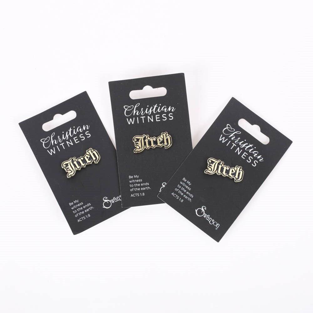 Lapel Pin-Jireh-Gold (1 1/8") (Pack Of 3)
